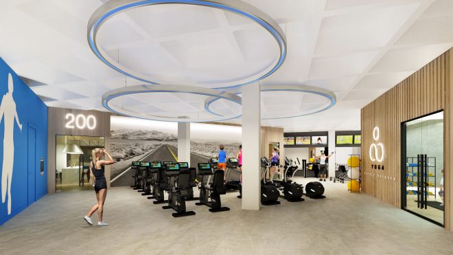 fitness area